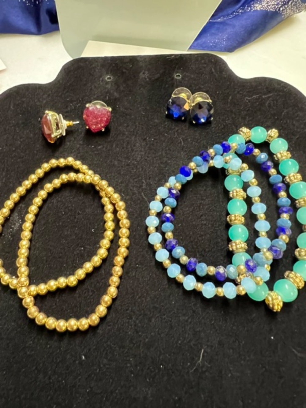 Betsey Johnson + Other Earrings and Bracelet Set X 2